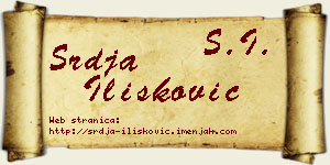 Srđa Ilišković vizit kartica
